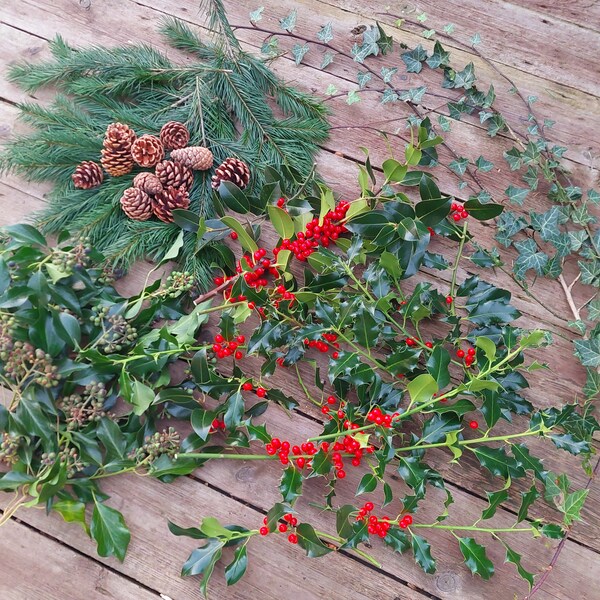Beautiful Fresh Hand Picked Christmas Foliage