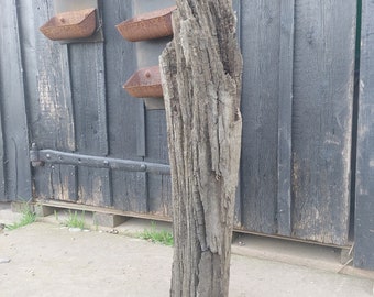 Genuine Fenland Bog Oak/ Black Feature Piece/ Obelisk