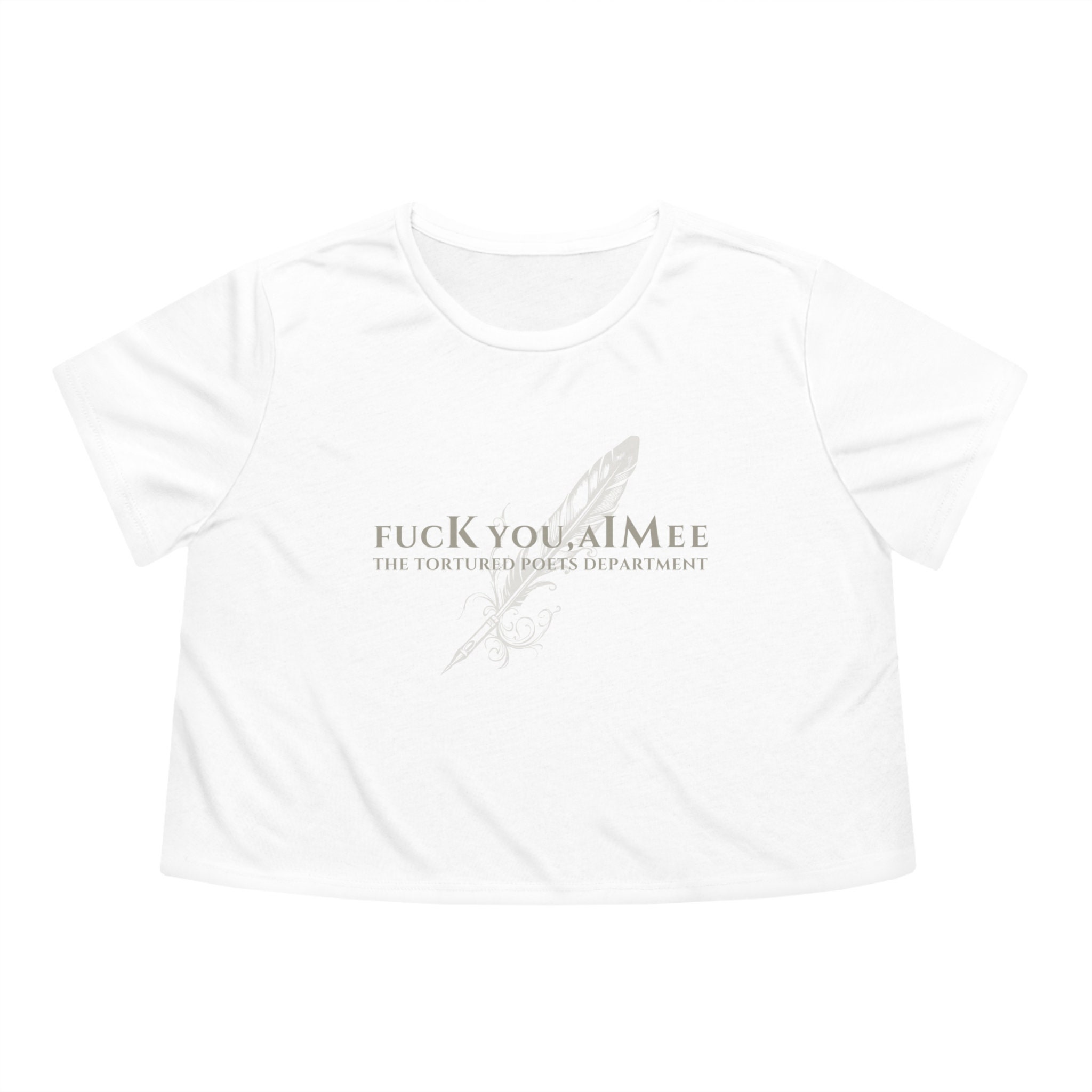 fucK you, aIMee Crop Tee: TTPD taylor version Crop Top, TTPD Merch, Taylor Merch