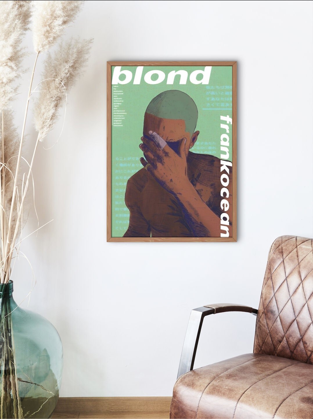 Blonde Album Cover Green Print Australia