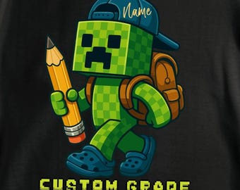 Custom Gamer Back To School Shirt| Comfort Colors 1st day of school boy shirt| Second grade boy|First day of third grade boy
