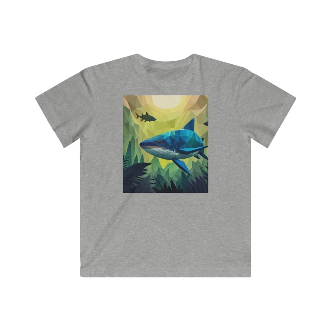 Shark Kids Sweatshirt Turquoise main image 1