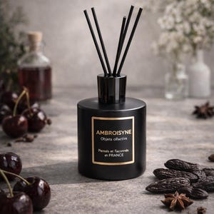 Cerise Noire & Fève Tonka – Diffuseur à bâtonnets ( 100 ml )