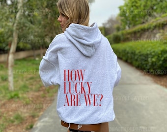 Sudadera con capucha Qué suerte tenemos Cosas preppy Camiseta de salud mental Regalo country western Sudadera Downtown Girl Sudadera con capucha Essentials Clean Girl Otoño