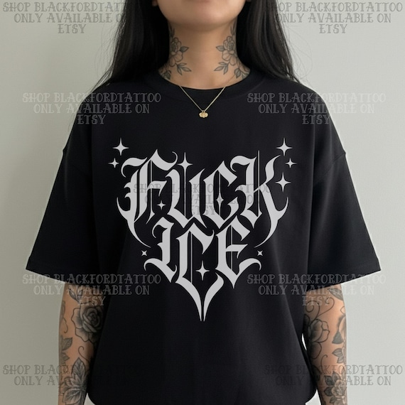 Fuck ICE Shirt Anti Ice Tshirt Abolish Ice Nazis FDT Chinga La Migra Pro Immigrant Anti Fascist Protest Clothing Fuck The Patriarchy Resist