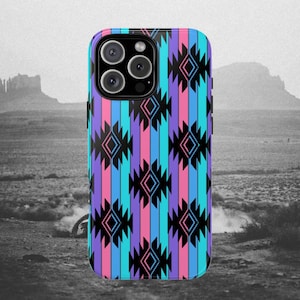 Aztec Western Phone Case IPhone 17 16 15 14 90s Country Aesthetic Samsung S25 S24 S23 Ultra Google Pixel 9 8 7 Trending Cowgirl Cowboy Case