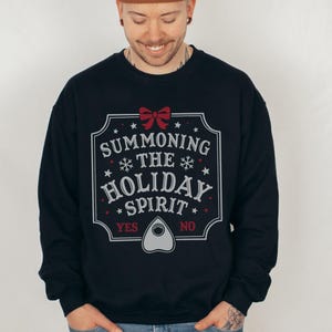 Goth Christmas Sweater Creepmas Winter Solstice Sweatshirt Krampus Hail Satan Xmas Shirt Spooky Christmas Weirdcore Pagan Yule Holiday Gift