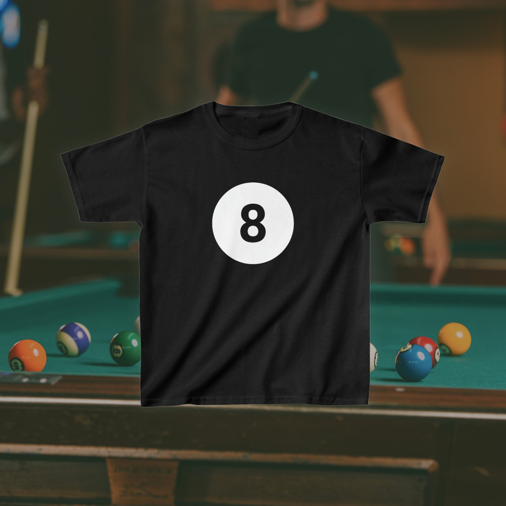 上品なスタイル 8 Ball Y2K Baby Tee Downtown Girl Pintrest Aesthetic Eight トップス