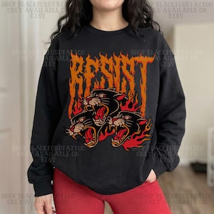 Sudadera de resistencia, que se joda el patriarcado, la oligarquía, los nazis, las protestas antifascistas, la ropa punk política, las mejores camisetas de tendencia que son duras.