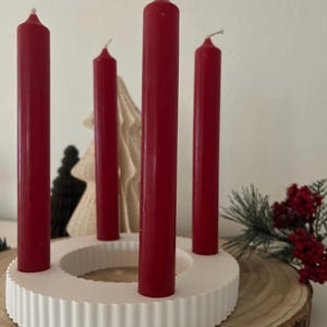 Advent wreath concrete concrete ring minimalist candle holder Christmas decoration candles Raysin Keraflott Advent Christmas winter decoration Hygge