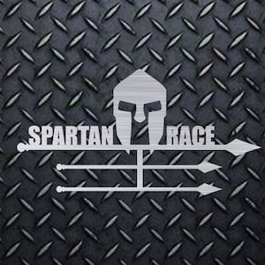 Spartan Race - Digitale download - Medaillehanger - Medaillehouder - DXF - SVG - CNC-plasmawaterjet