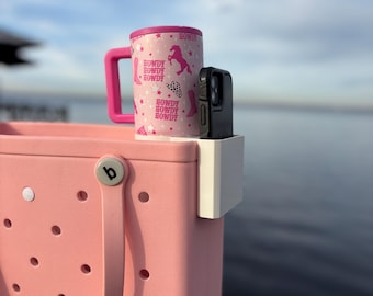 Bogg Bag Cup Holder : White - Fits Simply Southern Totes - Stanley Cup Holder