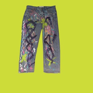 Custom Painted Jeans