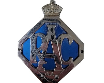 Vintage RAC QLD Badge with "Stokes" Marking - Ignite Your Automotive Journey!