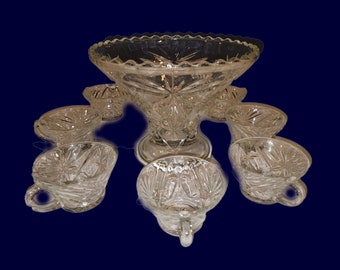 Dazzle Your Guests with Vintage Glassware: Prescut Punch Bowl or Fruit Delight