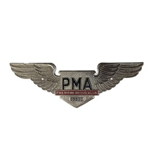 Journey Across Islands: Vintage Philippine Motor Assn 00000 Car Badge