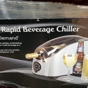 Enfriador de bebidas rápido Vintage Cooper Cooler - Sistema de enfriamiento revolucionario (RCS)