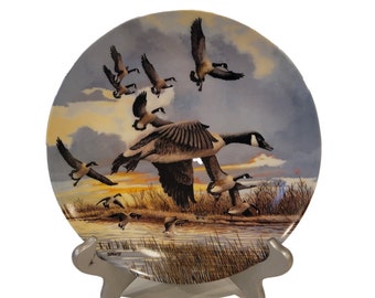 Limited Edition Donald Pentz "The Landing" Decorative Plate (1986) - Plate No. 13013D