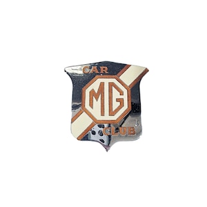 Vintage MG Car Club Radiator Badge - 70 Years Limited Edition