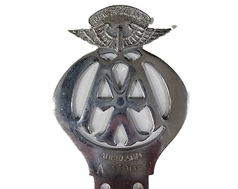 Cruise the City of Sails in Style: 3.5" New Zealand - Auckland Car Badge (Circa 1970s)