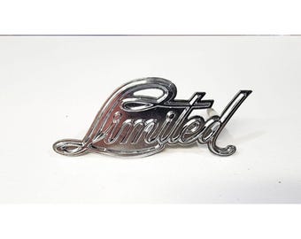 Vintage 1970s Buick Limited Car Emblem