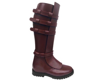 Custom Star Wars Obi Wan Kenobi Leather Boots Color Sole Options