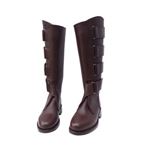 Custom Original Jedi Knight Anakin Skywalker Inspired  Boots LEATHER