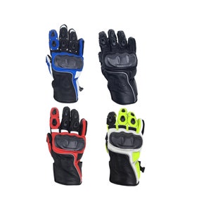 Leather K evlar Gauntlet Motorcycle Gloves Men's Street Road Star Wars TOUCHSCREEN MotoGP Racing