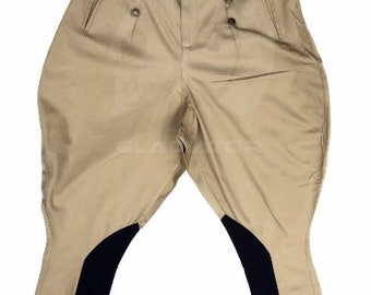 Pantalon D'équitation Homme - Style Jodhpur Baggy, Kaki, Toutes Tailles