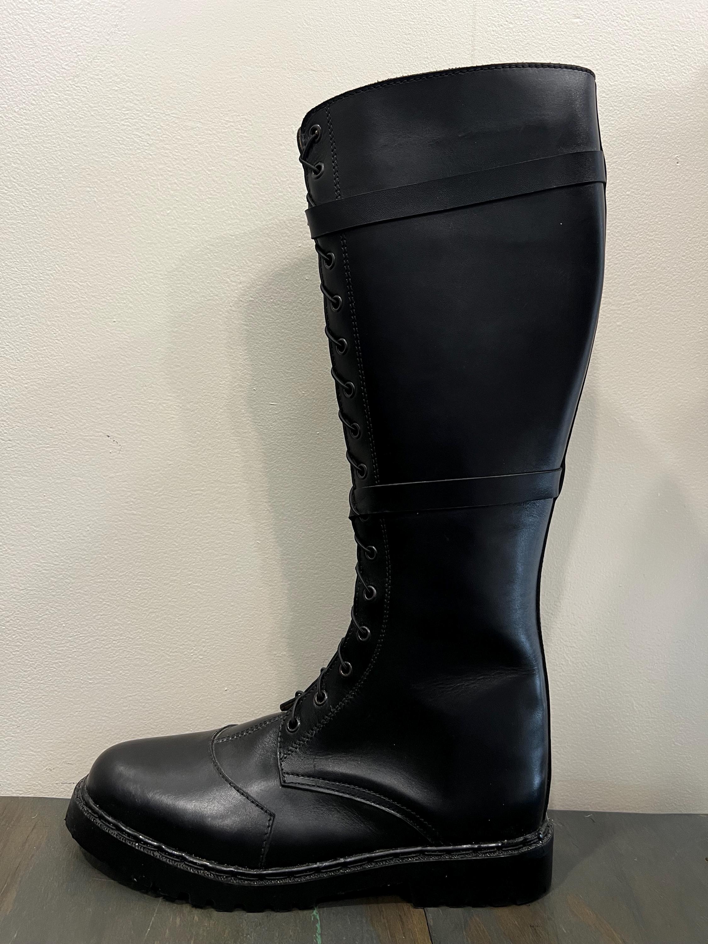 Police Motorcycle Sith Lord Boots Star Wars Ready Made Men's 10 Leather ...