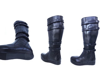 Replica Star Wars KYLO REN Cosplay Boots 501st Legion Leather Adam Driver