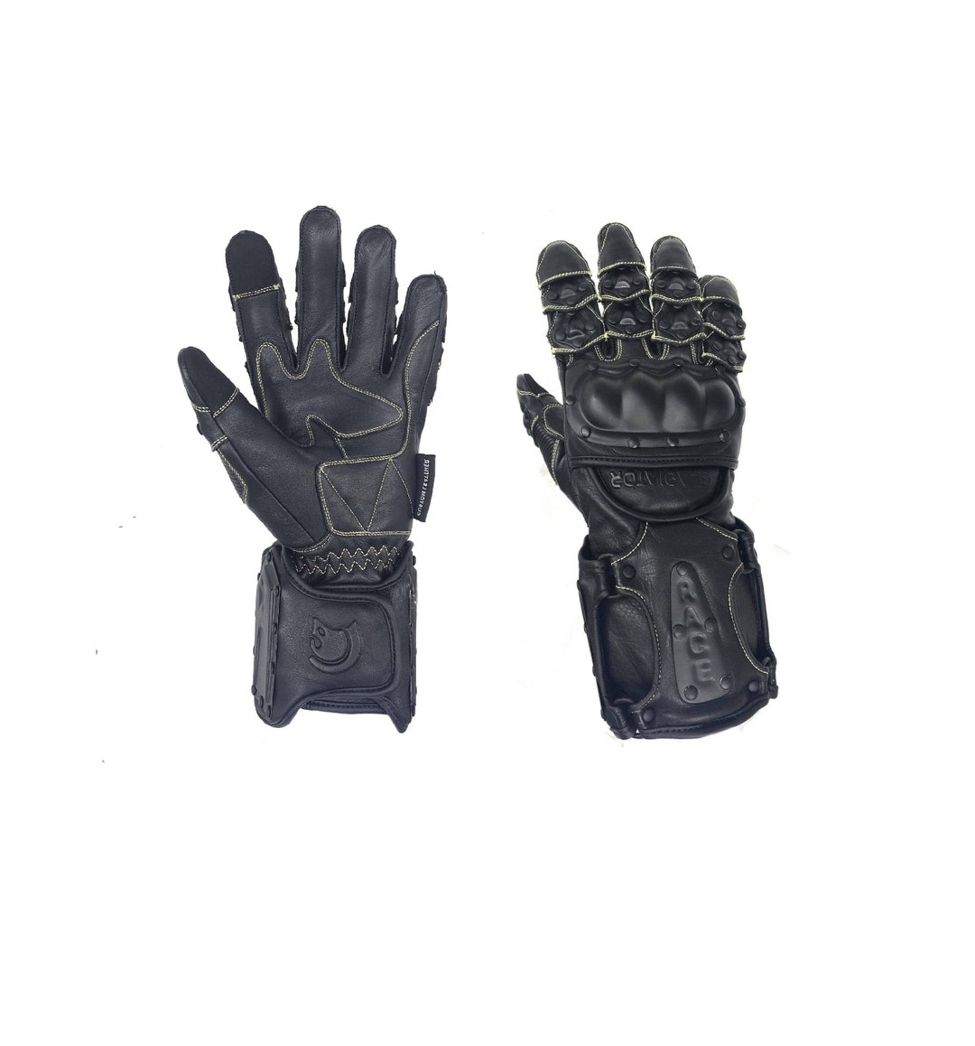 新品未使用 STRONG ガントレット グローブ XL CHOPPERS STRONGガントレットグローブ 黒 BUCO LEATHER GAUNTLET