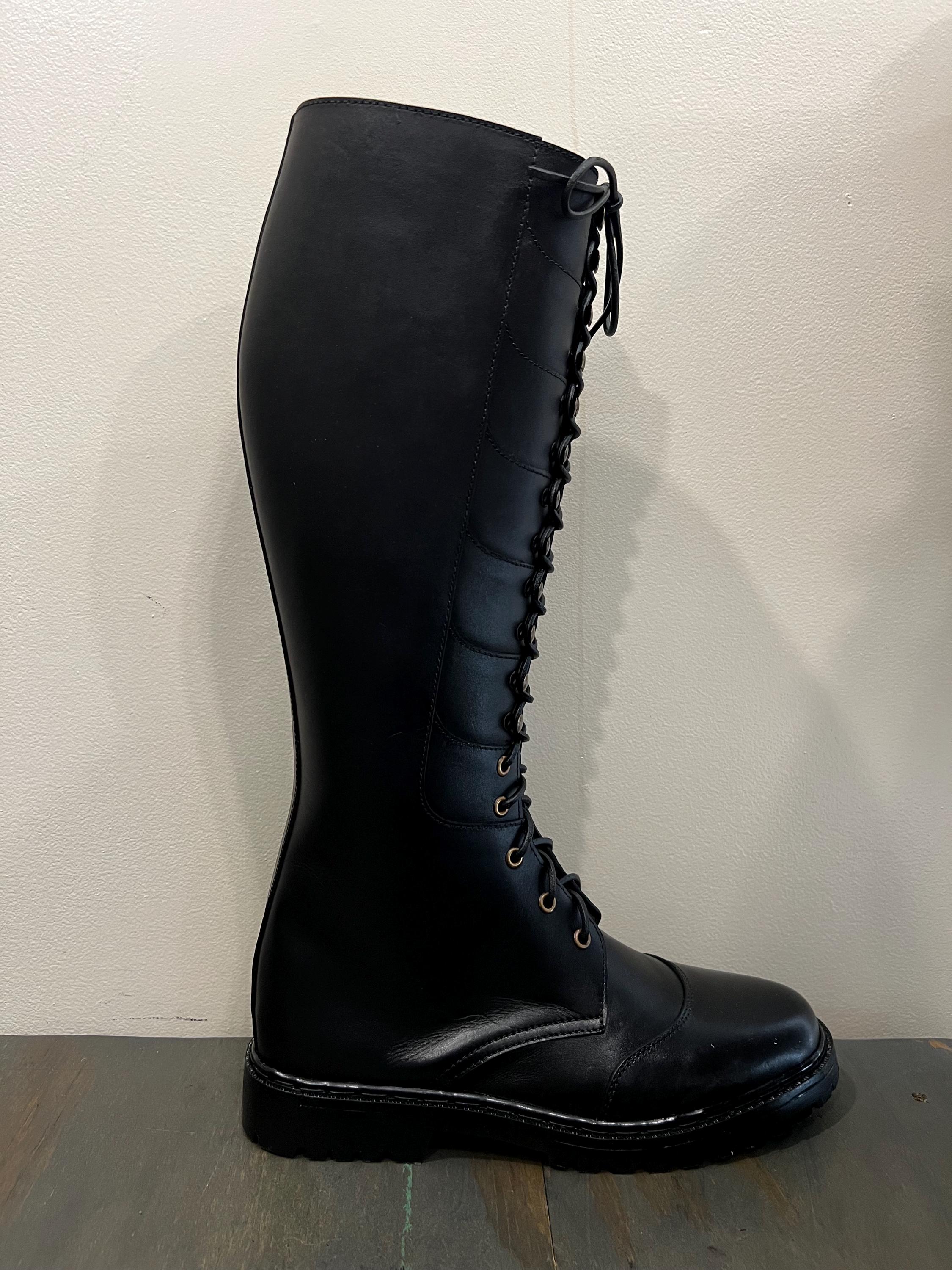 Police Motorcycle Sith Lord Boots Star Wars Ready Made Men's 10 Leather ...