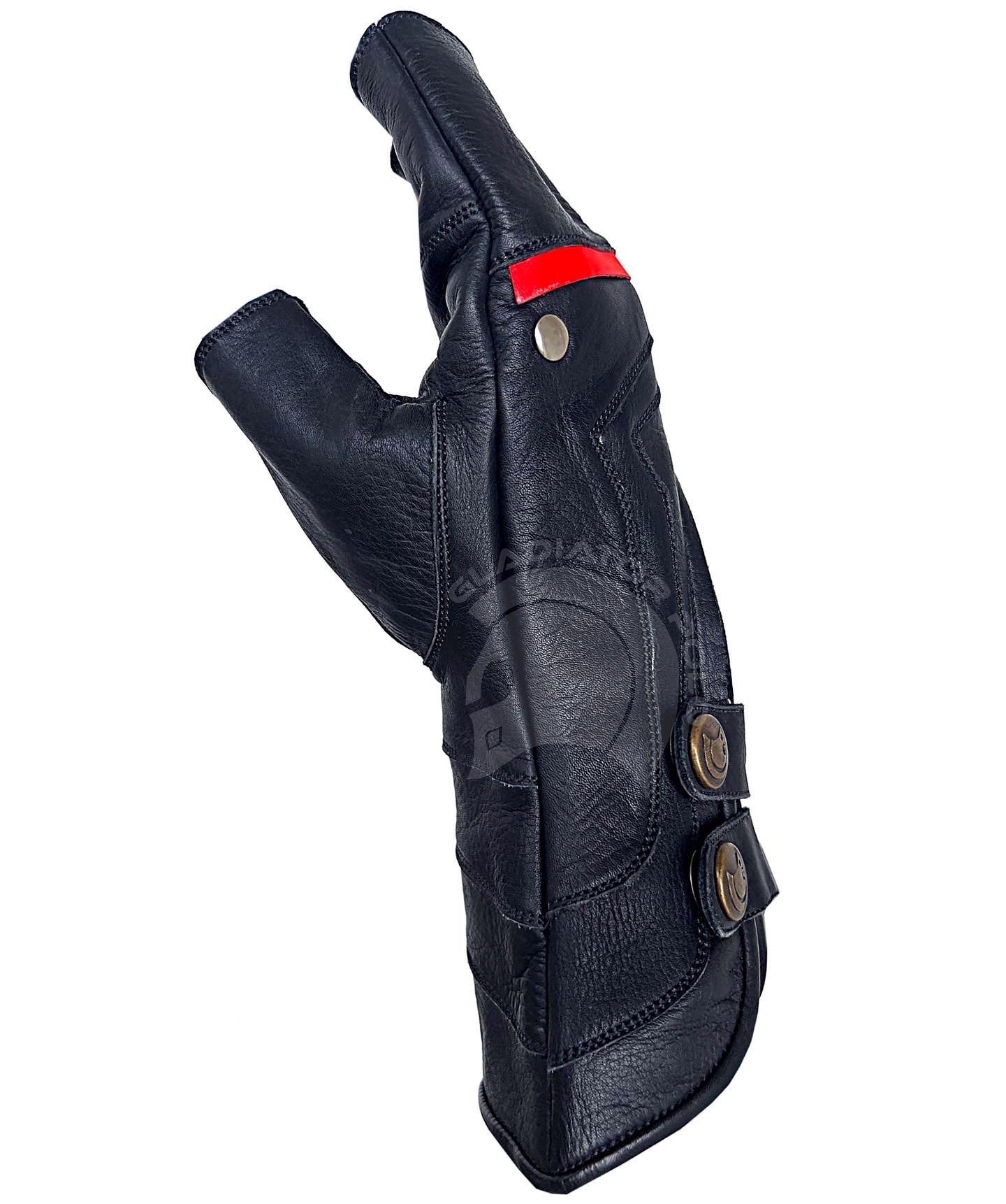 Pair Medieval Apocalyose Gothic Leather Gloves Assassin Archer - Etsy