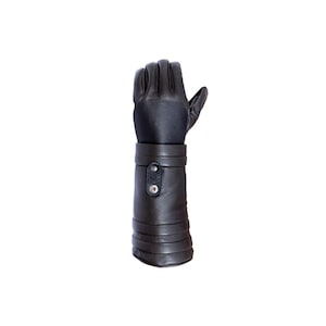 Anakin Skywalker Clone Wars Gloves Style Inspired Star Wars All Leather BROWN