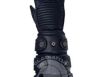 Star Wars Starkiller Star Killer Replica 2.0  Gloves Asymmetrical Design PAIR Leather 501st Legion