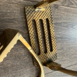 Stirrups Bronze Wide 4 Bar Equestrian Polo 6”