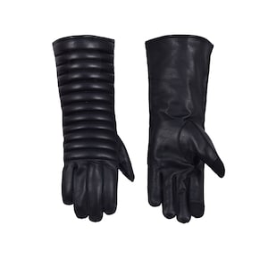 Star Wars Darth Vader Replica Gloves 501st Legion ANH R1 A New Hope Rogue One Reverse Stitched LEATHER