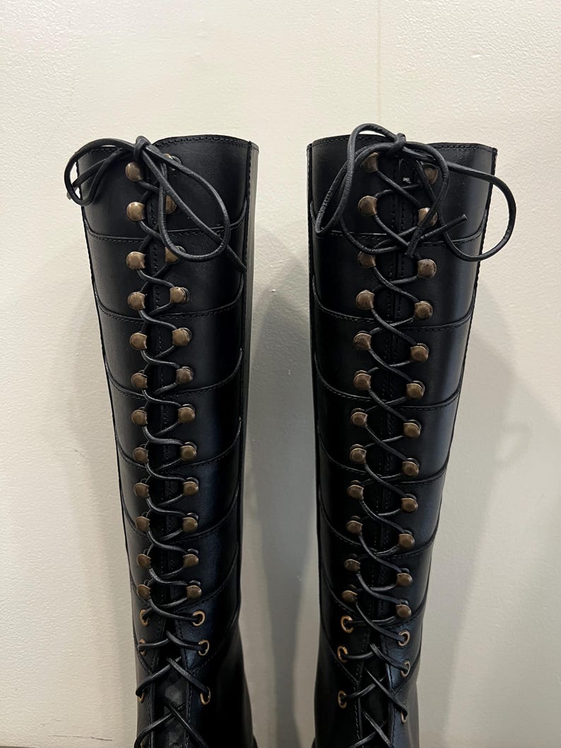 Police Motorcycle Sith Lord Boots Star Wars Ready Made Men's 10 Leather ...