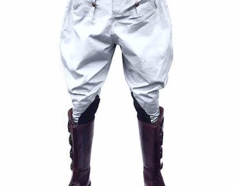 1940s FRENCH VINTAGE PIQUE JODHPURS Vintage French Jodhpurs 1940s