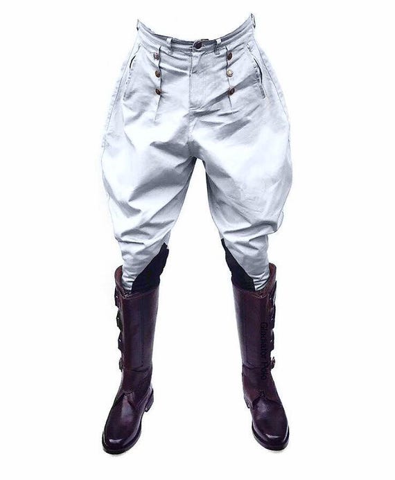 Jodhpurs British Indian Style Riding Pants Jodhpurs High Waist