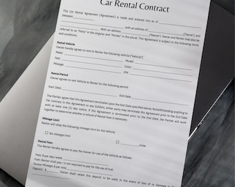 Car rental agreement template. Car Rental Contract. Vehicle rental agreement. Car hire, Auto lease agreement. Auto lease. Car lease contract