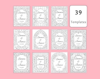 stained glass wedding sign bundle. stained glass wedding sign template bundle. faux stained glass wedding sign template bundle. welcome sign