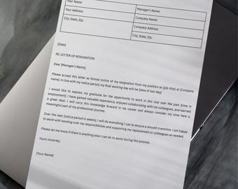 2 Weeks Notice Letter. 2 week notice letter template. two weeks notice template. 2 weeks notice template. template for a 2 week notice