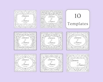 stained glass wedding sign bundle. stained glass wedding sign template bundle. faux stained glass wedding sign template bundle. welcome sign