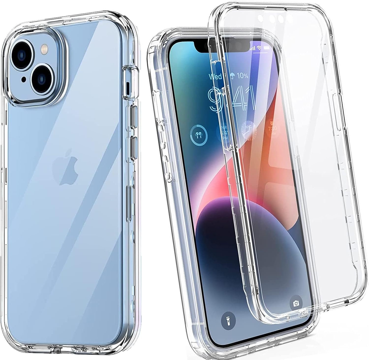 Comprar Funda de cuerpo completo de lujo 360 para Apple iPhone 11 Pro Max  XR XS X Fundas con funda de vidrio templado para Apple iPhone SE 2020 8 7 6  6S