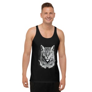 Herren Lynx Tank Top mit künstlerischem Flair