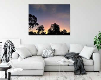 Sunset Silhouettes - Wall Art, Home Decor, Wall Decor, Digital Prints, Digital Downloads, Art, Art Prints, Printable Wall Art, Digital Art