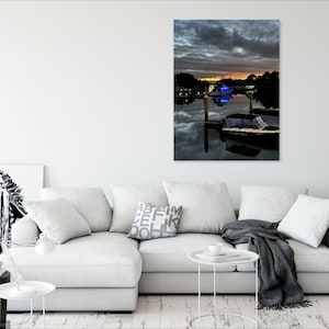 Luces en el agua - Arte de pared, Decoración del hogar, Decoración de paredes, Impresiones digitales, Descargas digitales, Arte, Impresiones de arte, Arte de pared imprimible, Arte digital