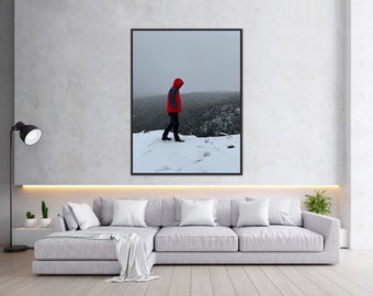 Walking in a Flurry - Wall Art, Home Decor, Wall Decor, Digital Prints, Digital Downloads, Art, Art Prints, Printable Wall Art, Digital Art